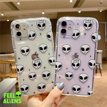 Cartoon alien phone case