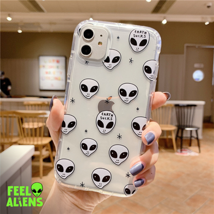 Cartoon alien phone case