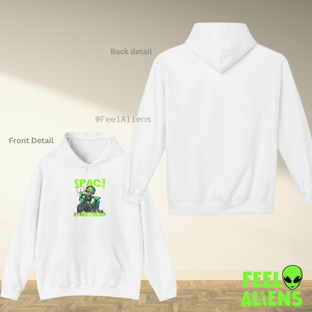 Chill Vibes Smoking Alien Unisex Hoodie