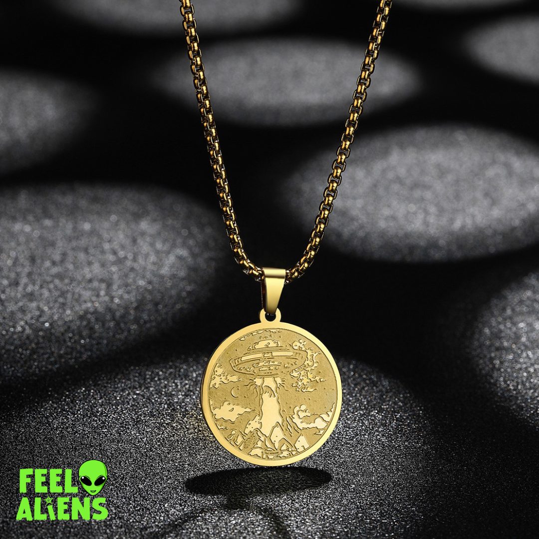 Cosmic Alien Abduction Necklace