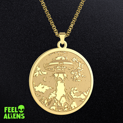 Cosmic Alien Abduction Necklace