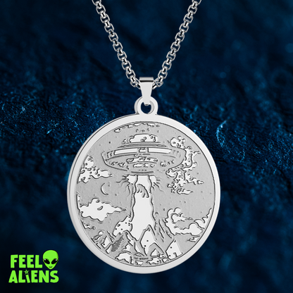 Cosmic Alien Abduction Necklace