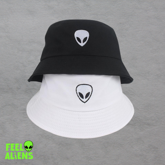 Embroidered Bucket Alien Hat