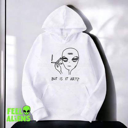 Funny Smoking Alien Hoodie 