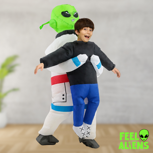 Inflatable Alien Costume for Adults and Kids - Halloween Party Cosplay