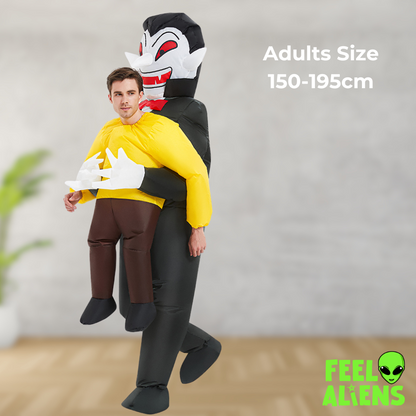 Inflatable Alien Costume for Adults and Kids - Halloween Party Cosplay