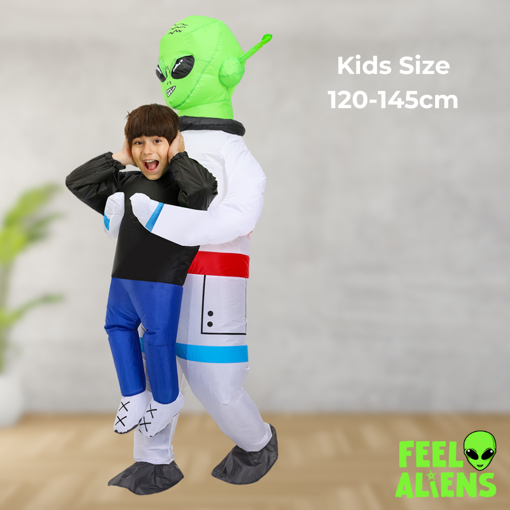 Inflatable Alien Costume for Adults and Kids - Halloween Party Cosplay