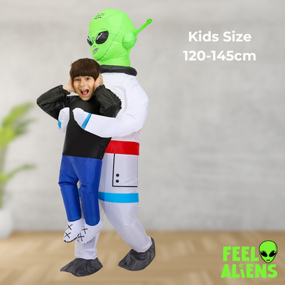 Inflatable Alien Costume for Adults and Kids - Halloween Party Cosplay