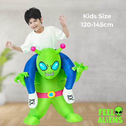 Inflatable Alien Costume for Adults and Kids - Halloween Party Cosplay