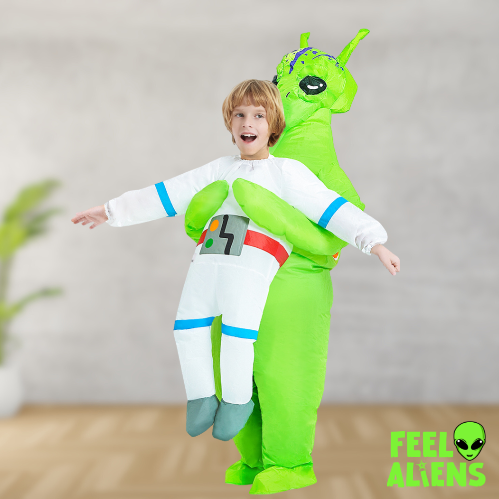 Inflatable Alien Costume for Adults and Kids - Halloween Party Cosplay