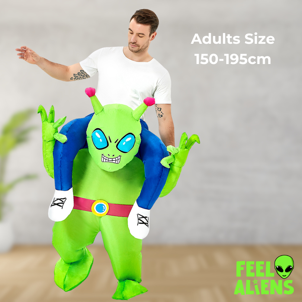 Inflatable Alien Costume for Adults and Kids - Halloween Party Cosplay