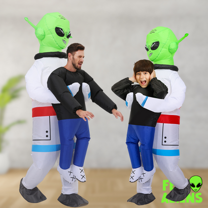 Inflatable Alien Costume for Adults and Kids - Halloween Party Cosplay