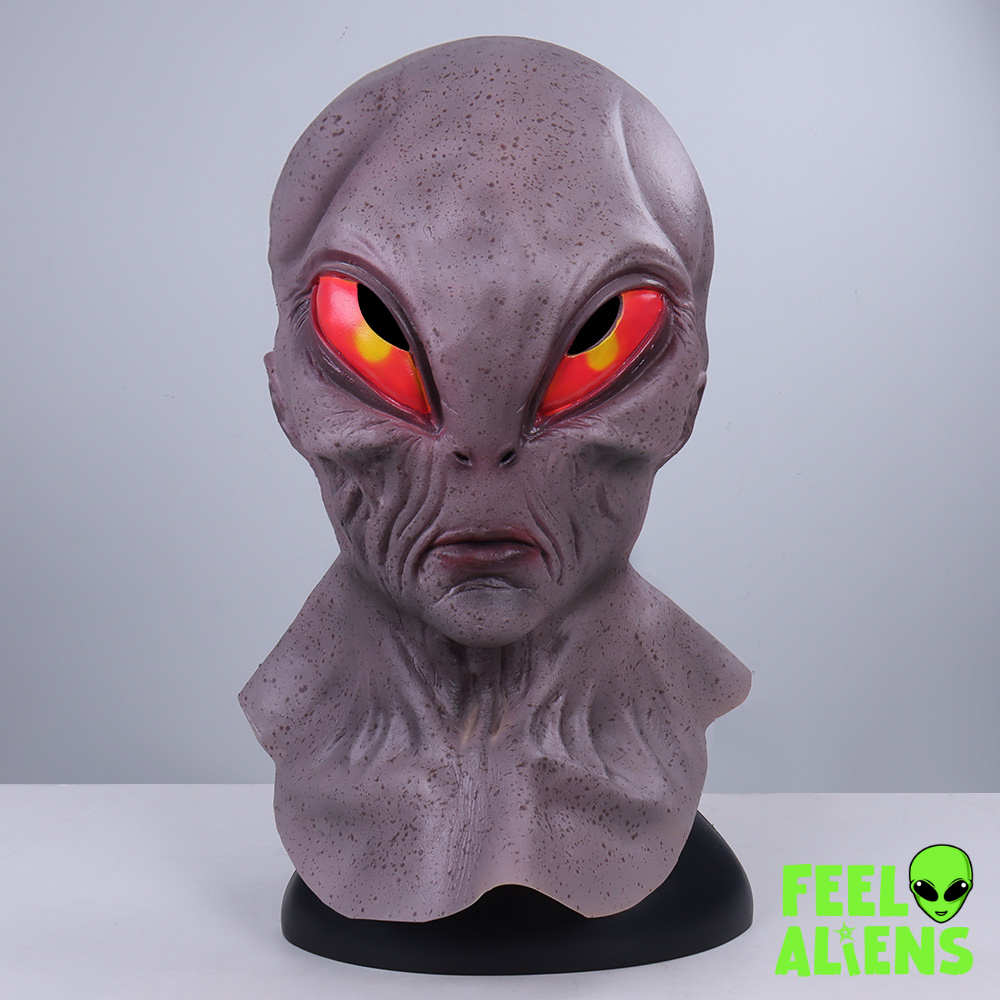 Realistic Alien Masks for Adults - Unisex Themed & Cosplay Costume Accessories