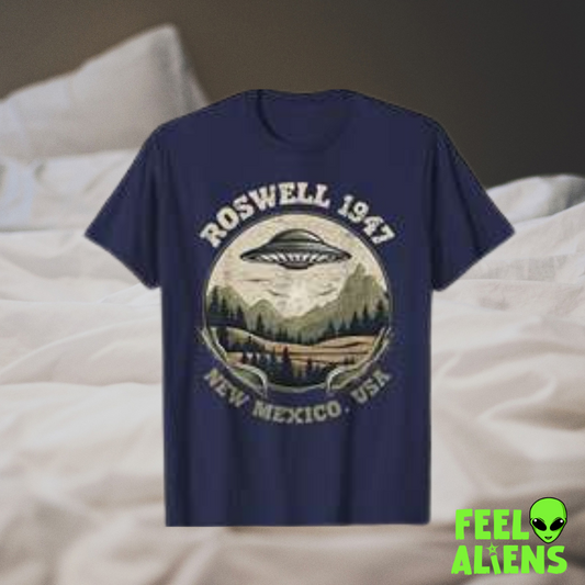 Roswell 1947 UFO T-Shirt – Vintage Alien Tee Feelaliens