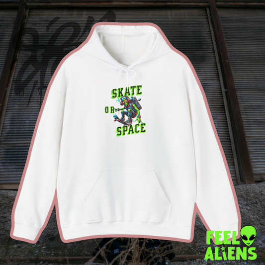 Skate or Space Graphic Hoodie Unisex