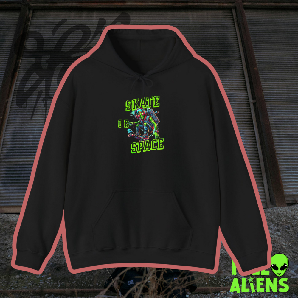 Skate or Space Graphic Hoodie Unisex