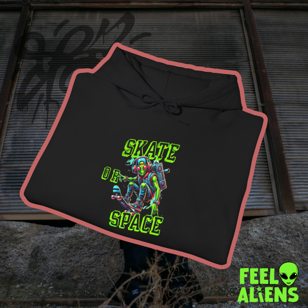 Skate or Space Graphic Hoodie Unisex