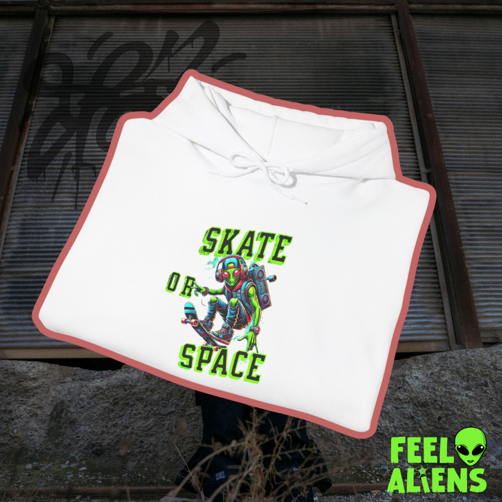 Skate or Space Graphic Hoodie Unisex