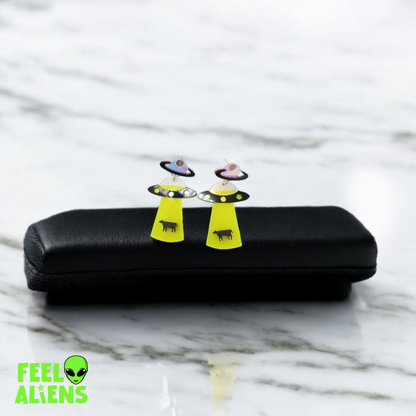 UFO Abduction Alien Jewelry Earrings For Feelaliens