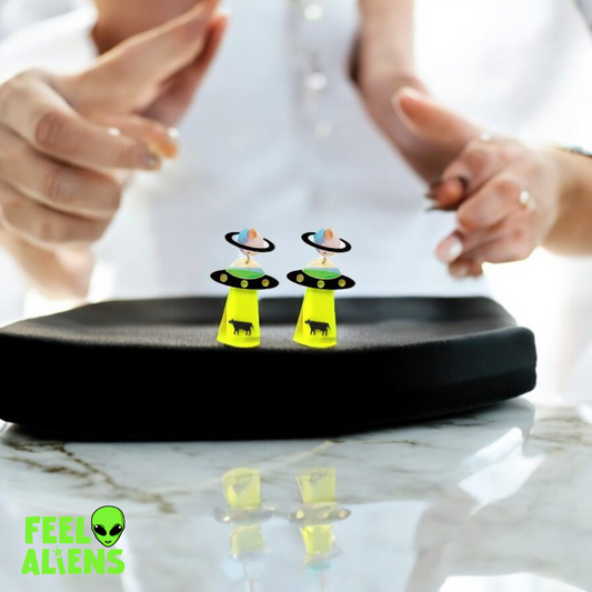 UFO Abduction Alien Jewelry Earrings For Feelaliens