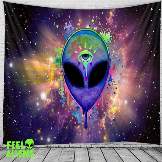 Third-Eye Cosmic Alien Poster