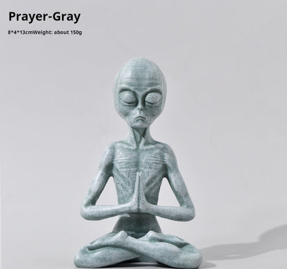 Varient Yoga Alien Statue