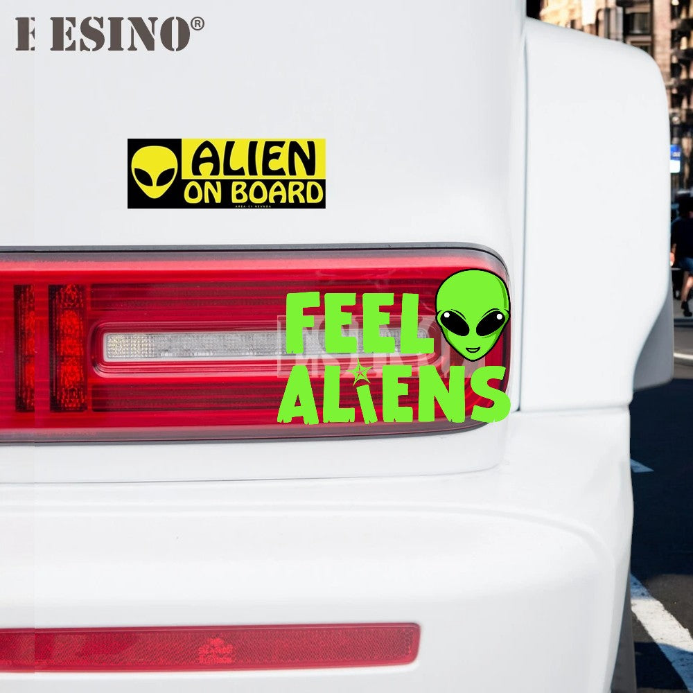  Warning Alien on Board-Car sticker For Feelaliens