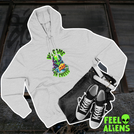 We Come In Cheese - Streetwear Fleece Hoodie Feelaliens