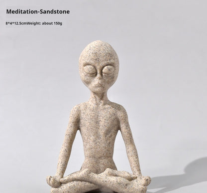 Varient Yoga Alien Statue