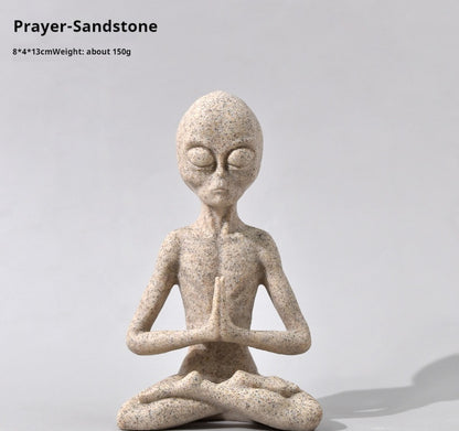 Varient Yoga Alien Statue