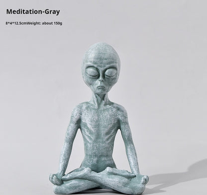 Varient Yoga Alien Statue