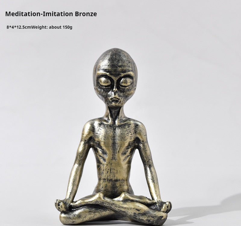 Varient Yoga Alien Statue