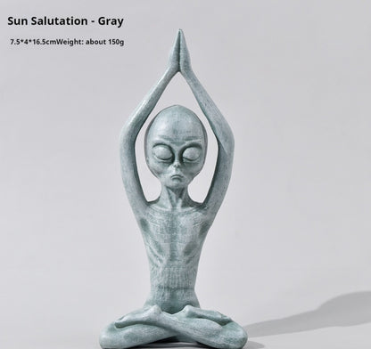 Varient Yoga Alien Statue